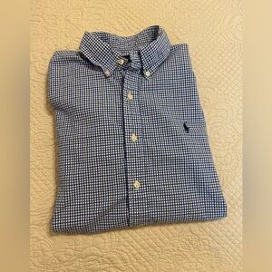 Men’s Ralph Lauren Long Sleeve Button Down Gingham Check Shirt